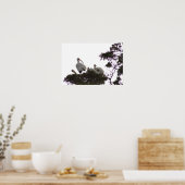 White Ibis in Tree Poster (Keuken)