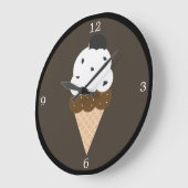 White Ice Cream Cone Grote Klok (Hoek)