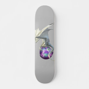 White Ice Dragon met Magical Sphere Persoonlijk Skateboard
