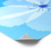 White Illustrated Waterverf Moonflower Favors Poster (Hoek)