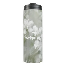 White Impressionist Botanical Art met naam