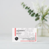 White Innocence Three Gears Engineer Visitekaartje (Staand voorkant)