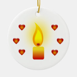 White Inspirerend quote design Keramisch Ornament