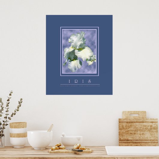 White Iris Poster (Keuken)