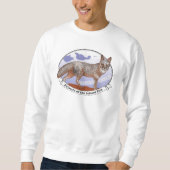 White Island Fox Logo Volwassen Sweatshirt (Voorkant)