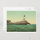 White Island Light, Isles of Shoals, NH Briefkaart (Voorkant / Achterkant)