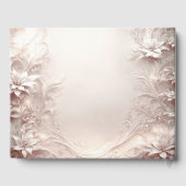 White Ivory Floral Guest Book Gastenboek