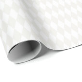 White & Ivory Harlequin Diamonds Cadeaupapier (Rol Hoek)