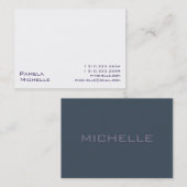 White IX Visitekaartje (Voorkant / Achterkant)