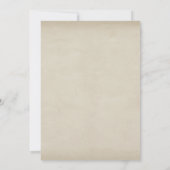 White Jack-O' Lantern Flowers  Halloween Kaart (Achterkant)