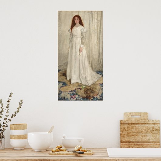 White - James McNeill Whistler Fine Art Poster (Keuken)