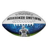 White Jersey Personalized Player Football (Voorkant)