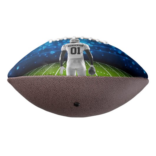 White Jersey Personalized Player Football (Gedraaid 270)