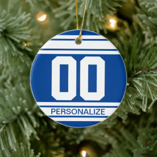 White Jersey Stripes - Achtergrond bewerken, kleur Keramisch Ornament
