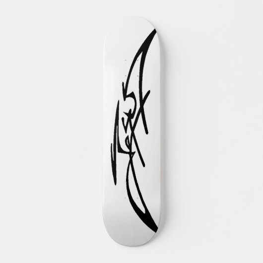 White Jesus Skateboard (Voorkant)