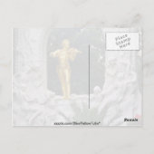 White Johann Strauss Monument, Wenen, Oostenrijk f Briefkaart (Achterkant)