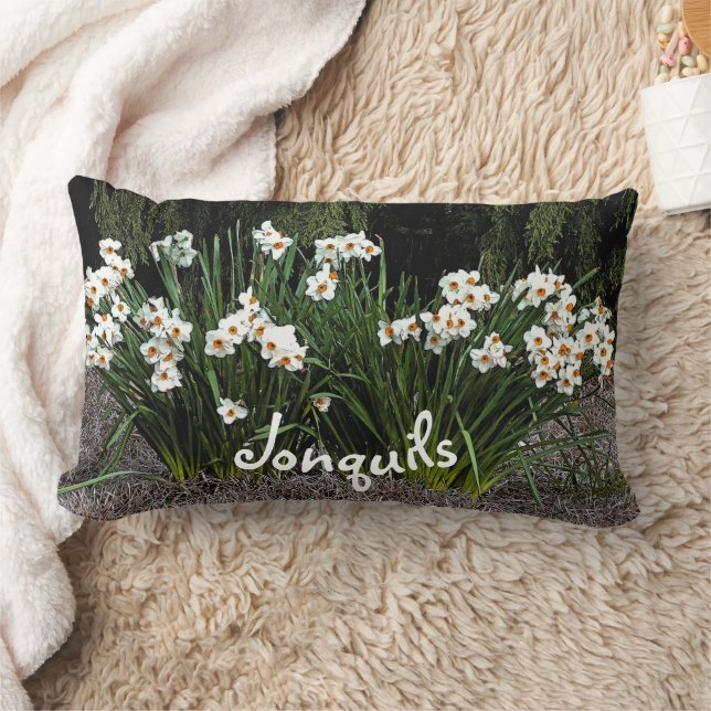 "WHITE JONQUILS" KUSSEN (Deken)