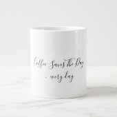 White Jumbo Mok (Voorkant)