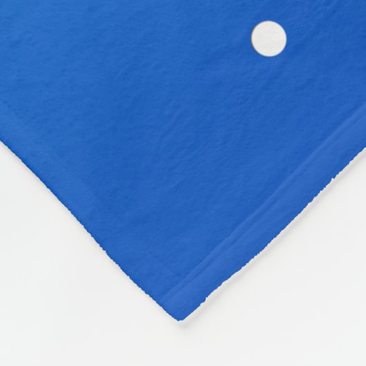 White Jumping Dolphin with Bubbles Blanket Fleece Deken (Hoek)