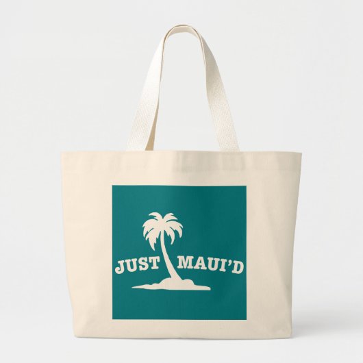 White Just Mauid Grote Tote Bag (Voorkant)