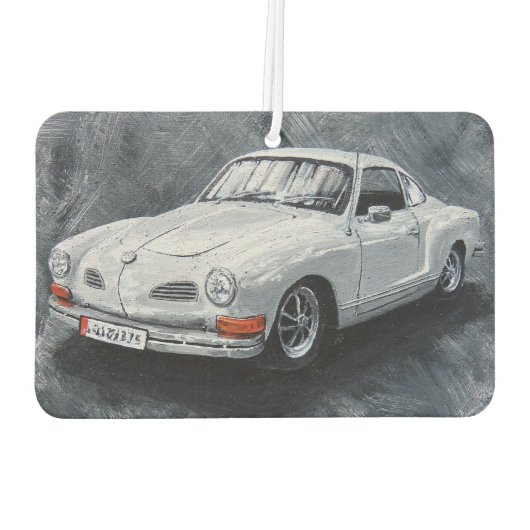 White Karmann Ghia luchtverfrisser (Achterkant)