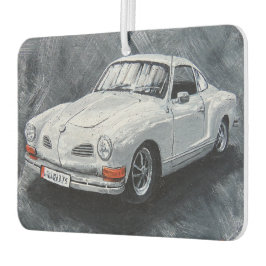 White Karmann Ghia luchtverfrisser