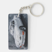 White Karmann Ghia Sleutelhanger (achterkant)