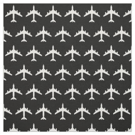 White KC-135 Refueling Jet Airplane on Black Stof