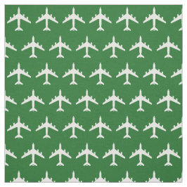 White KC-135 Refueling Jet Airplane on Green Stof