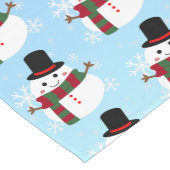 White kerst Snowman Korte Tafelloper (Hoek)