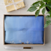 White kerst Snowman Tissuepapier (Geschenk)