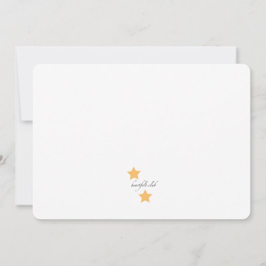 White Kerstfeestdag Kaart (Achterkant)