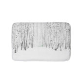 White Kerstmis Badmat (Voorkant)