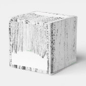 White Kerstmis Bedankdoosjes (Achterkant)