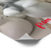 White Kerstmis Beer - Aangepaste groet Poster (Hoek)