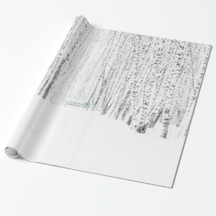 White Kerstmis Cadeaupapier