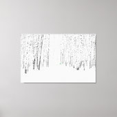 White Kerstmis Canvas Afdruk (Voorkant)