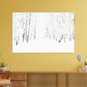 White Kerstmis Canvas Afdruk (Insitu (Woonkamer))