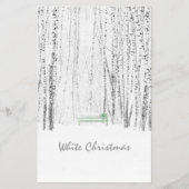 White Kerstmis Flyer (Voorkant)