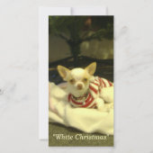 "White Kerstmis"-fotokaart met of zonder envelop Feestdagenkaart (Voorkant)