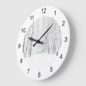 White Kerstmis Grote Klok (Hoek)