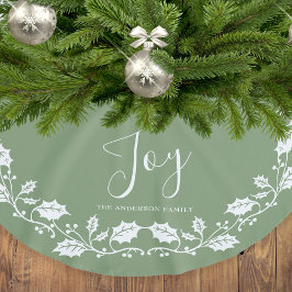 White Kerstmis Holly Joy Light Green Kerstboom Rok