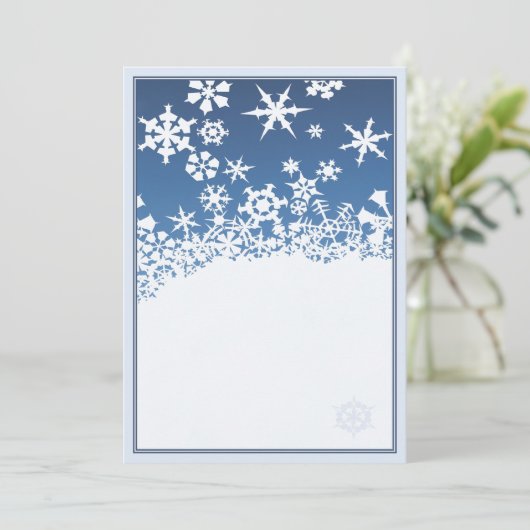 White Kerstmis © Kaart (Staand voorkant)