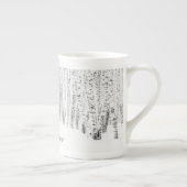 White Kerstmis Porselein Kop (Rechts)