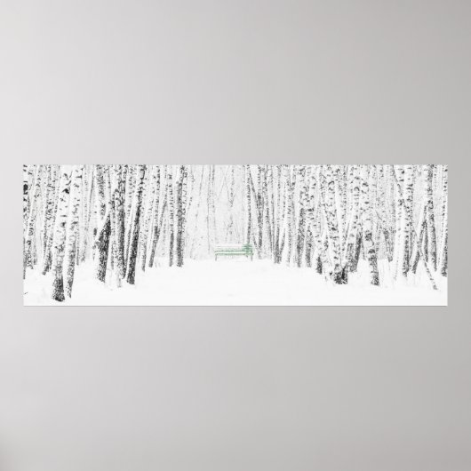 White Kerstmis Poster (Voorkant)