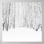 White Kerstmis Poster (Voorkant)