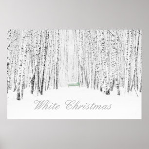 White Kerstmis Poster