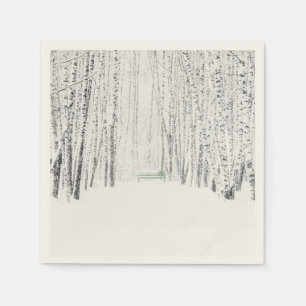 White Kerstmis Servetten