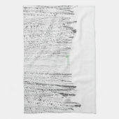 White Kerstmis Theedoek (Verticaal)