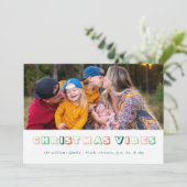 White kerstvibes, kerstfeest (Staand voorkant)